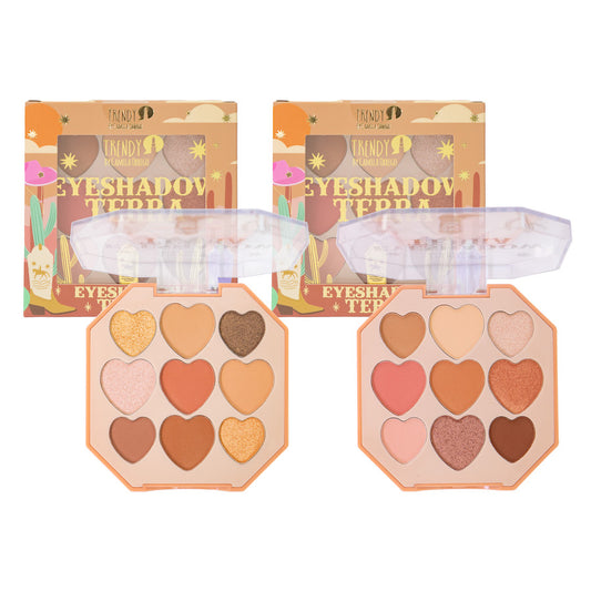 🌵 Paleta de Sombras Terra – Trendy (USD$3,94)