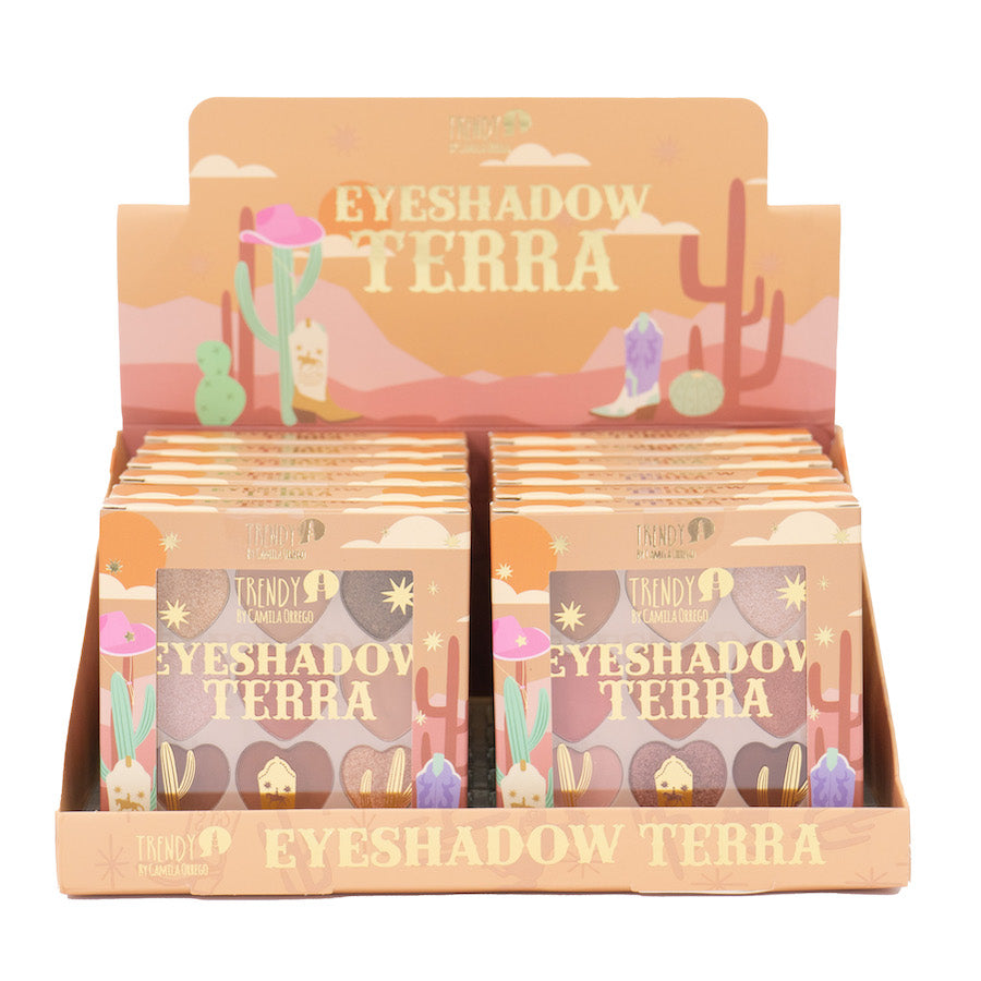 🌵 Paleta de Sombras Terra – Trendy (USD$3,94)
