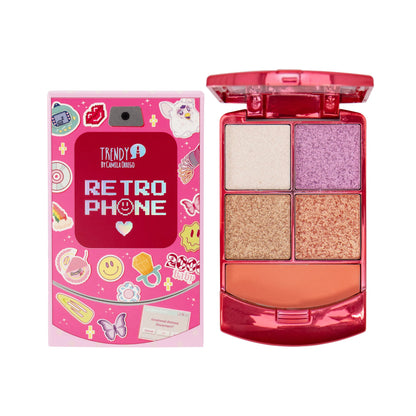 🌟 Paleta de Sombras Retro Phone - Trendy (USD$3,94)